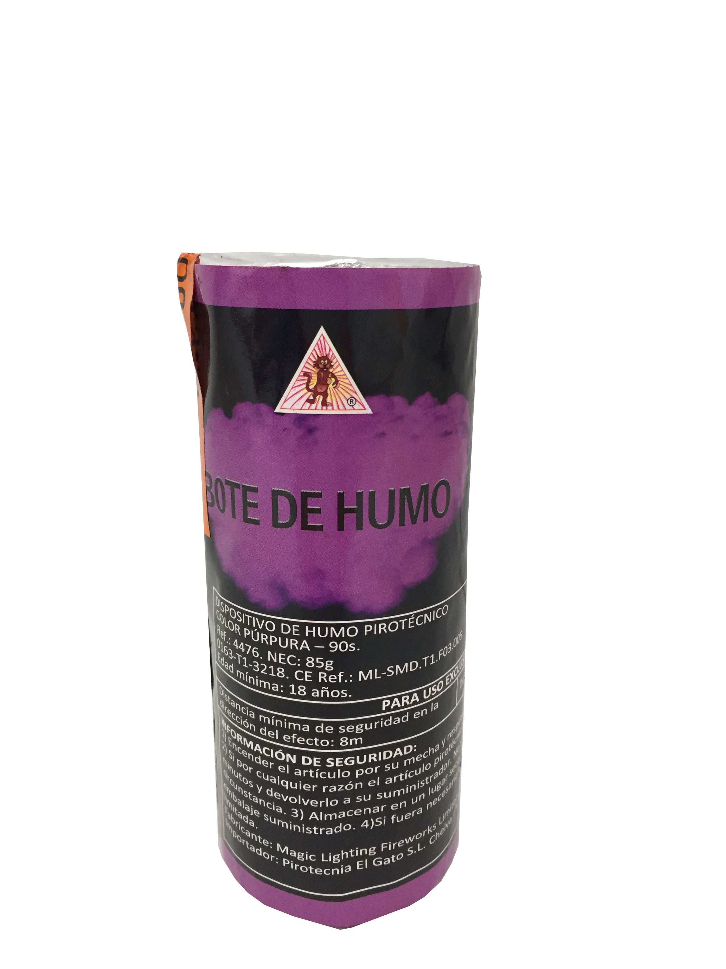 Bote de humo purpura (90s)